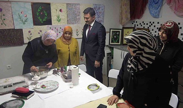 Aile destek merkezleri kadınların gelir kapısı oldu: Mesleki eğitim alıp, ekonomik kazanç sağlıyorlar