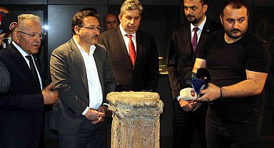 Anadolu'da tek olan 2 bin 500 yıllık sunak ait olduğu topraklarda