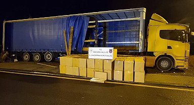 Ankara'da 100 bin paket sarılmış tütün ele geçirildi