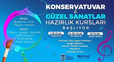 Ankara'da konservatuvar ve güzel sanatlar hazırlık kursları başlıyor