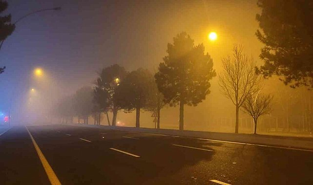 Ankara'da sis etkili oldu