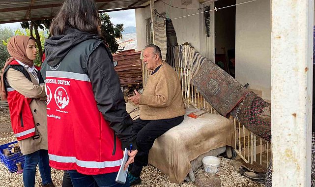 Antalya'da selden etkilenen vatandaşlar için 8 Psikososyal Destek Ekibi sahada