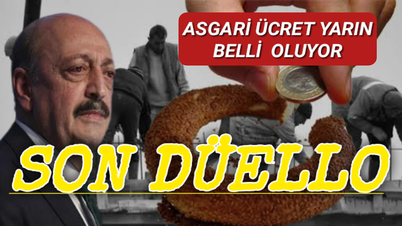 Asgari ücret yarın belli oluyor! İşte tahminler!