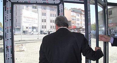 Başkan Altun ve Kaymakam Gülen, Bünyan Mini Terminali'nde incelemelerde bulundu