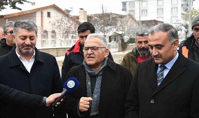 Başkan Büyükkılıç, Develi'nin en büyük mahallesinin 30 yıllık altyapı sorununu çözdü