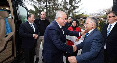 Başkan Büyükkılıç, Yargıtay Başkanı Akarca ile Yargıtay Cumhuriyet Başsavcısı Şahin ve heyetini ağırladı