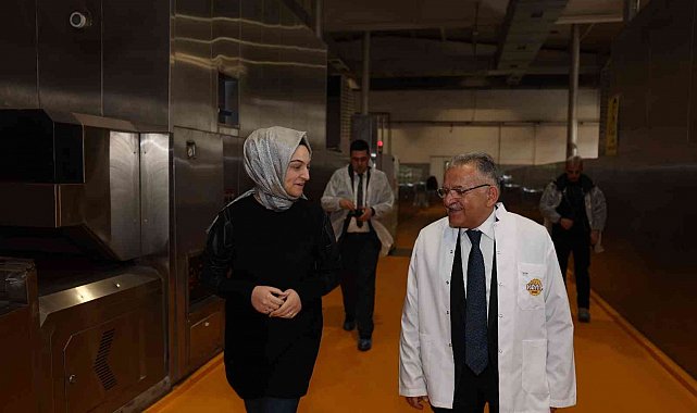 Başkan Büyükkılıç'tan Kent Ekmek Fabrikası'nda İnceleme