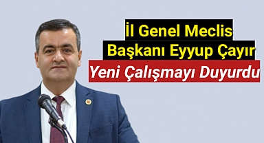 Başkan Çayır Yeni Çalışmayı Kamuoyuna Duyurdu
