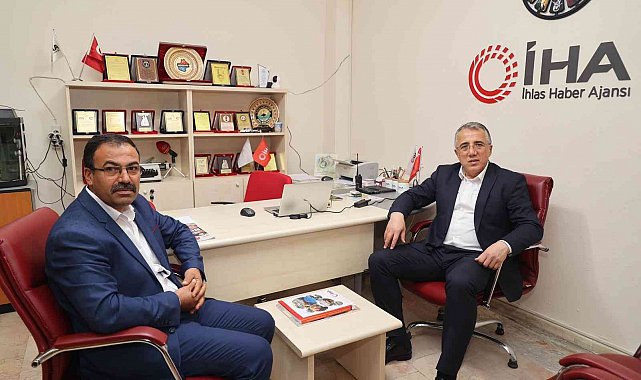 Başkan Savran'dan İHA'ya ziyaret