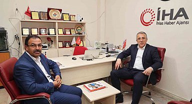 Başkan Savran'dan İHA'ya ziyaret