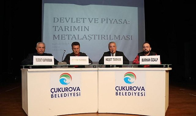 Başkan Tarhan, 'tarım ve devlet' konulu panelde konuştu