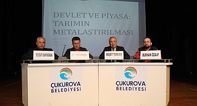 Başkan Tarhan, 'tarım ve devlet' konulu panelde konuştu