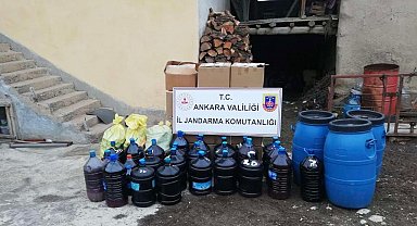Başkentte sahte içki operasyonu
