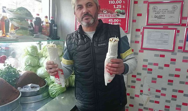 Bir çiğköfte dürümü 20 lira