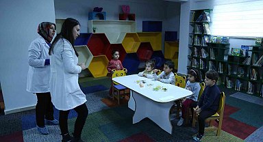 Büyükşehir Erkilet Kütüphanesi, gençlerin ve çocukların ilgi odağı oldu
