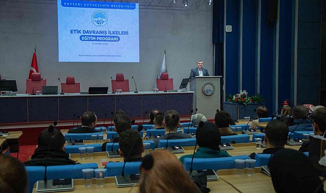 Büyükşehir Personeline 'Etik Davranış İlkeleri' Eğitimi
