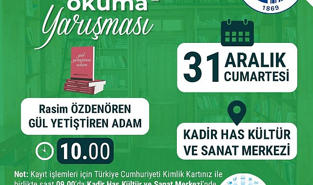 Büyükşehir'den kitap okuma yarışması