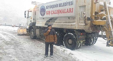Büyükşehir'in 156 araç ve 328 personeli, karla mücadele için hazır