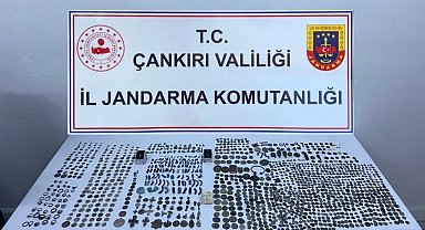 Çankırı'da bin 376 adet tarihi eser ele geçirildi