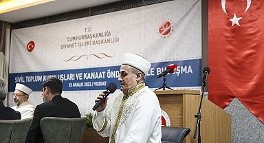Diyanet İşler Başkanı Erbaş: "4-6 Yaş Kur'an kurslarımızda Allah'ı, Peygamberi, anne babaya saygıyı öğretiyoruz"