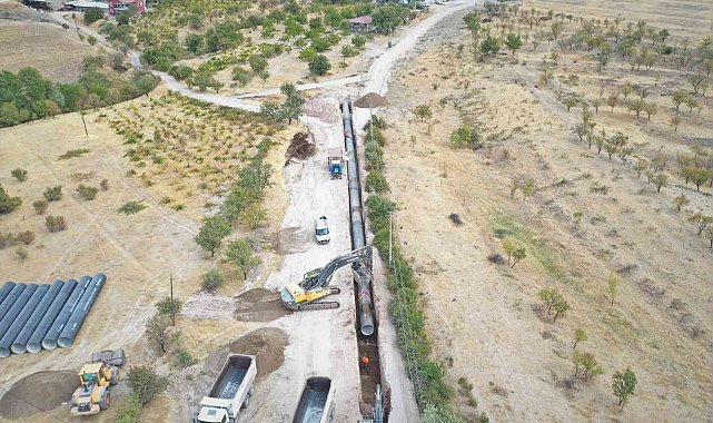 Elazığ'da 4 beldenin su ihtiyacını karşılayacak projede çalışmalar sürüyor