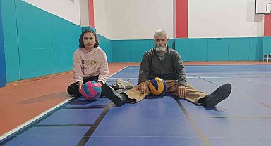Engelli torunu için 74 yaşında sahaya indi, izleyenleri hayran bıraktı
