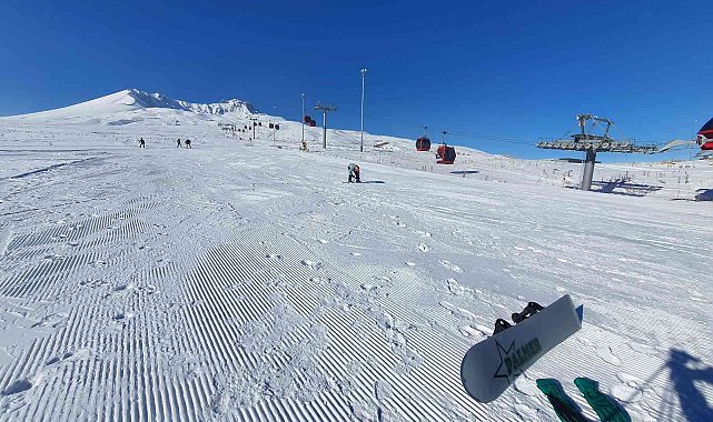 Erciyes'te sezon açıldı: Hedef 3 milyon turist
