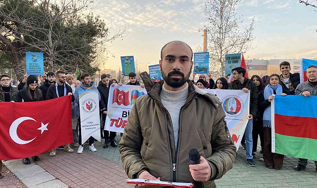 Eskişehir Azerbaycanlılar Derneği Gençlik Kolları ekolojik teröre karşı çıktı