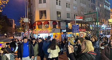 Eskişehir'de turist kalabalığı