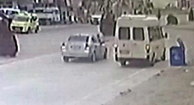 Feci kaza güvenlik kameralarına böyle yansıdı