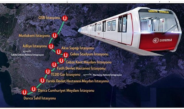 Gebze OSB-Darıca Sahil Metro Hattında tünel kazıları rekor sürede tamamlandı