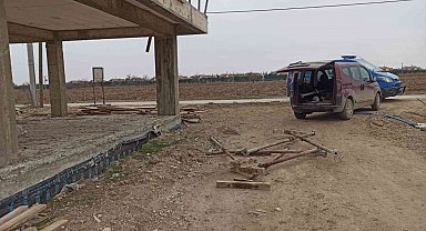 Hurda malzeme çalan şahıs jandarma ekiplerince yakalandı
