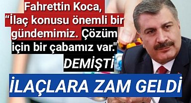 İlaçlara Zam Geldi