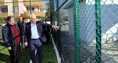 Ispanak tarlası deniliyordu, futbol sahasına dönüştü