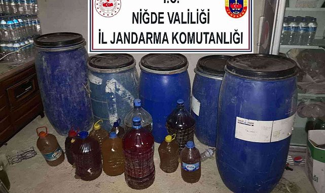 Jandarmadan sahte içki operasyonu: 8 gözaltı