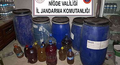 Jandarmadan sahte içki operasyonu: 8 gözaltı
