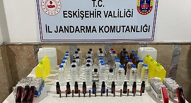 Jandarmadan sahte içki operasyonu