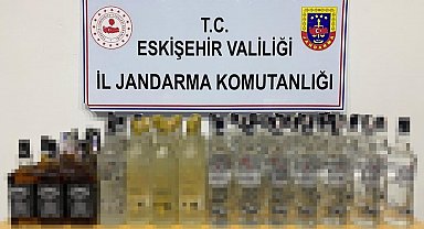 Kaçak ve sahte bandrollü 68 litre alkollü içki ele geçirildi