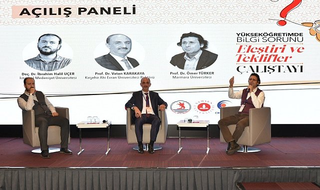 KAEÜ Rektörü Karakaya 'Bilgi sorunu ve eleştiri teklifler' çalıştayına katıldı