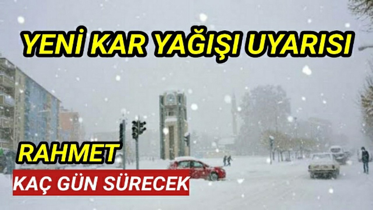 Karaman İçin Kar Yağışı Uyarısı Yapıldı
