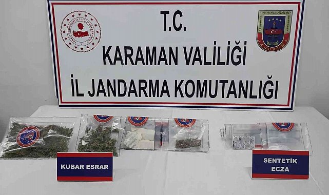 Karaman'da iki ayrı uyuşturucu operasyonu: 2 gözaltı