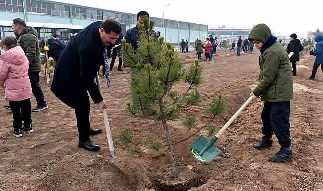 Karatay Belediyesinden ağaç dikme etkinliği