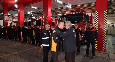 Kayseri İtfaiyesi sel bölgesine gidiyor