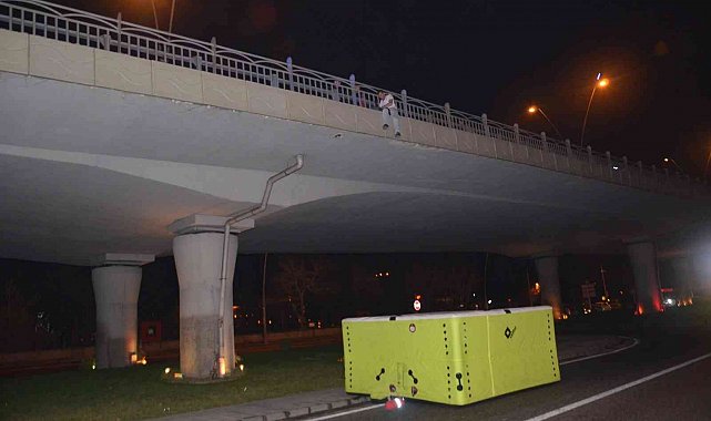 Kayseri'de intihara kalkışan şahsı polis ikna etti