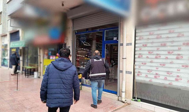 Konya'da yılbaşı öncesi sahte içki denetimi