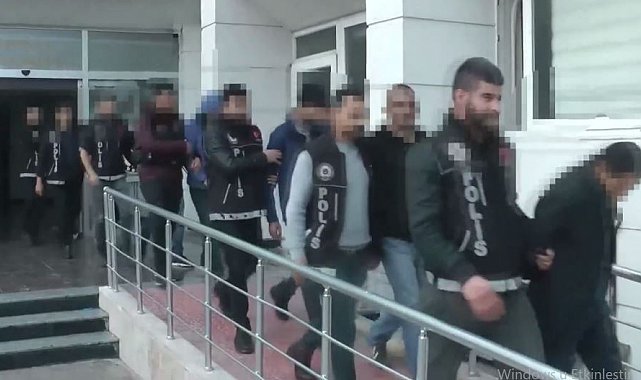 Mersin merkezli 9 ilde uyuşturucu operasyonu: 17 tutuklama