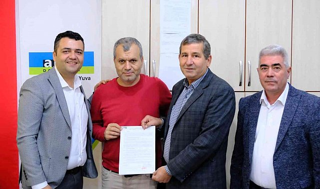 Mersin Mut'ta doğalgaz abone işlemleri başladı, ilk abonelik hizmeti verildi