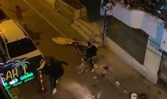 Mersin'de iki grup arasındaki kavga mahalleyi savaş alanına döndürdü