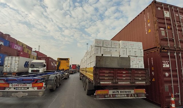 Mersin'de yakalanan 5 tır kaçak içki imhaya gönderildi