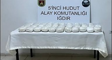 MSB: "Hudut kartallarımız 31 bin 587 gram metamfetamin ele geçirdi"